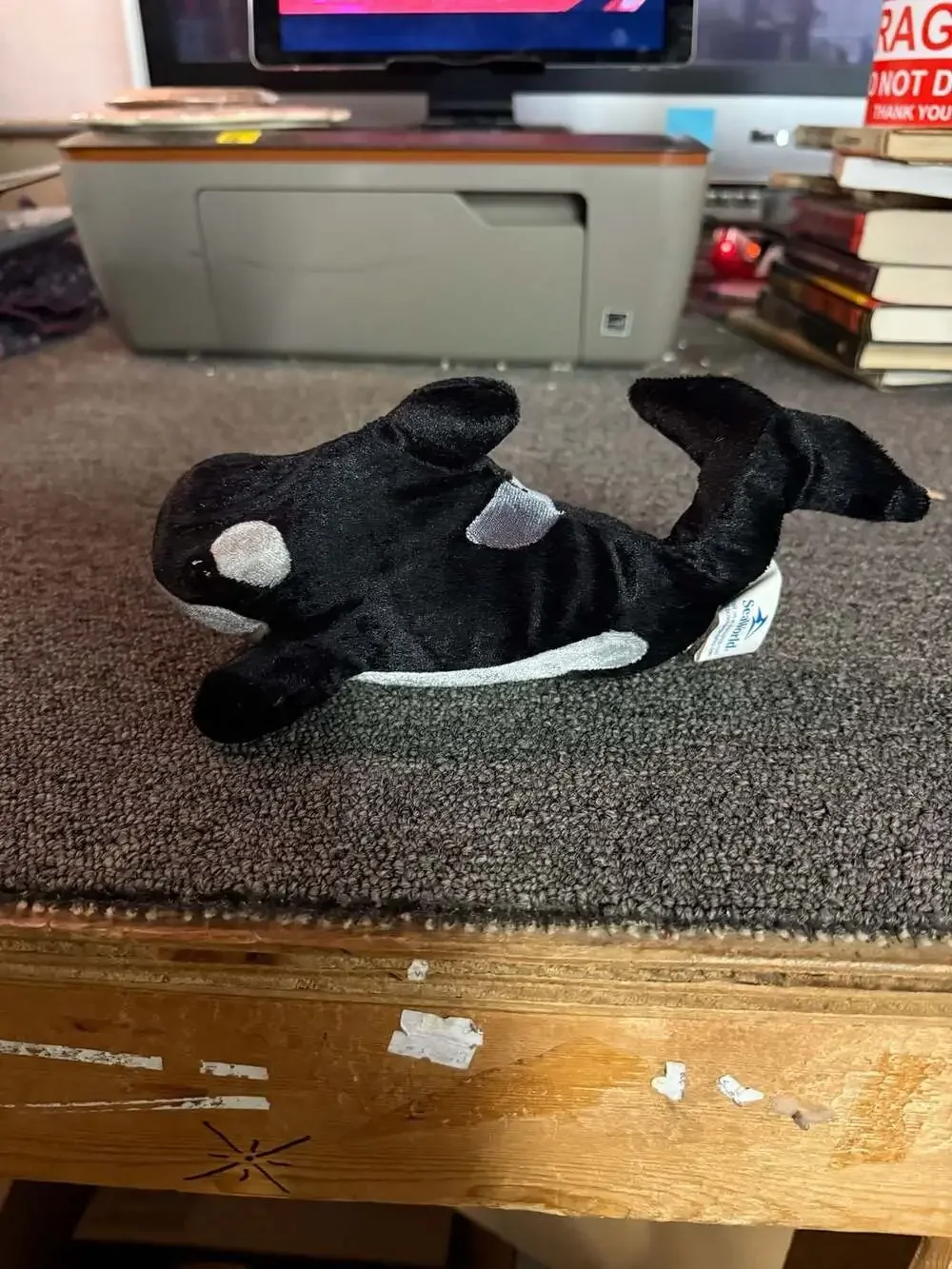 SeaWorld Shamu Killer Whale Plush Stuffed Animal
